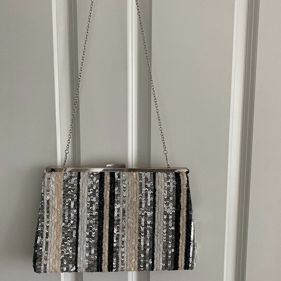 Sequence Multi- Coloured Evening Purse/Clutch NEW LOOK - Picture 1 of 5